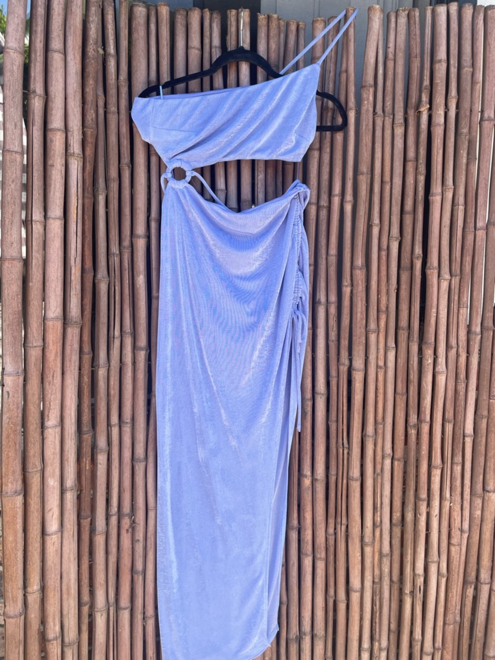 Showpo Lilac Strapless Dress